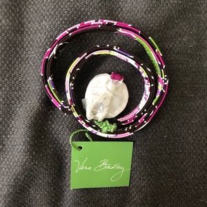 Vera Bradley Purple Punch Lanyard